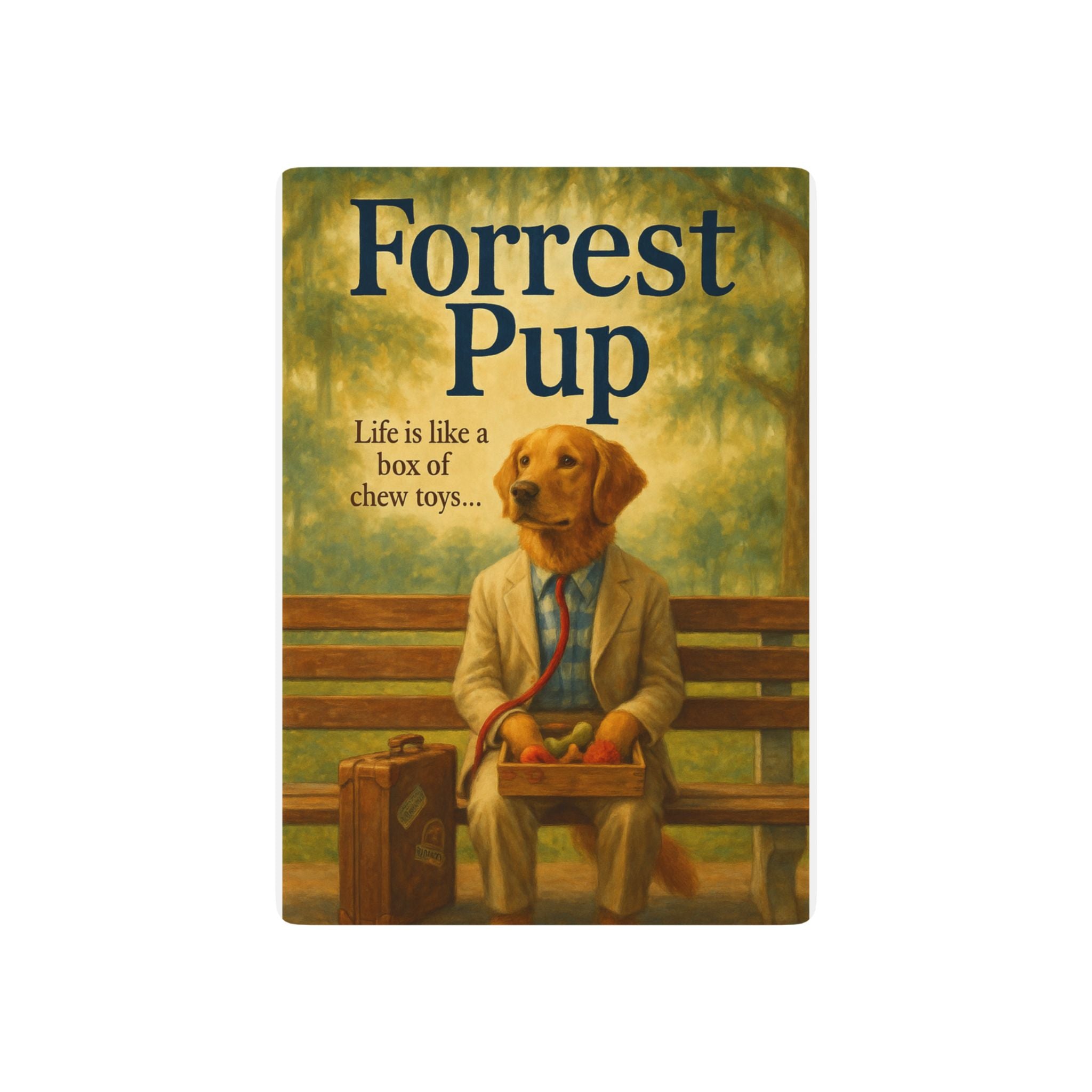 Forrest Pup Playing Cards | Funny Gift for Dog Lovers and Movie Fans